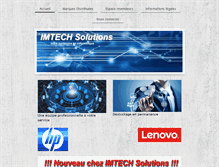 Tablet Screenshot of imtech-solutions.com